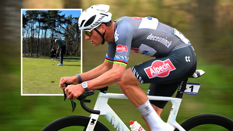 Mathieu van der Poel gaat na zijn glorieuze overwinning direct op zoek naar ontspanning