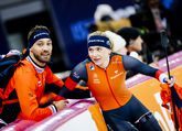 Kjeld Nuis laat vriendin Joy lekker 'bijBeune', Nederlandse topschaatser maakt zich er makkelijk vanaf
