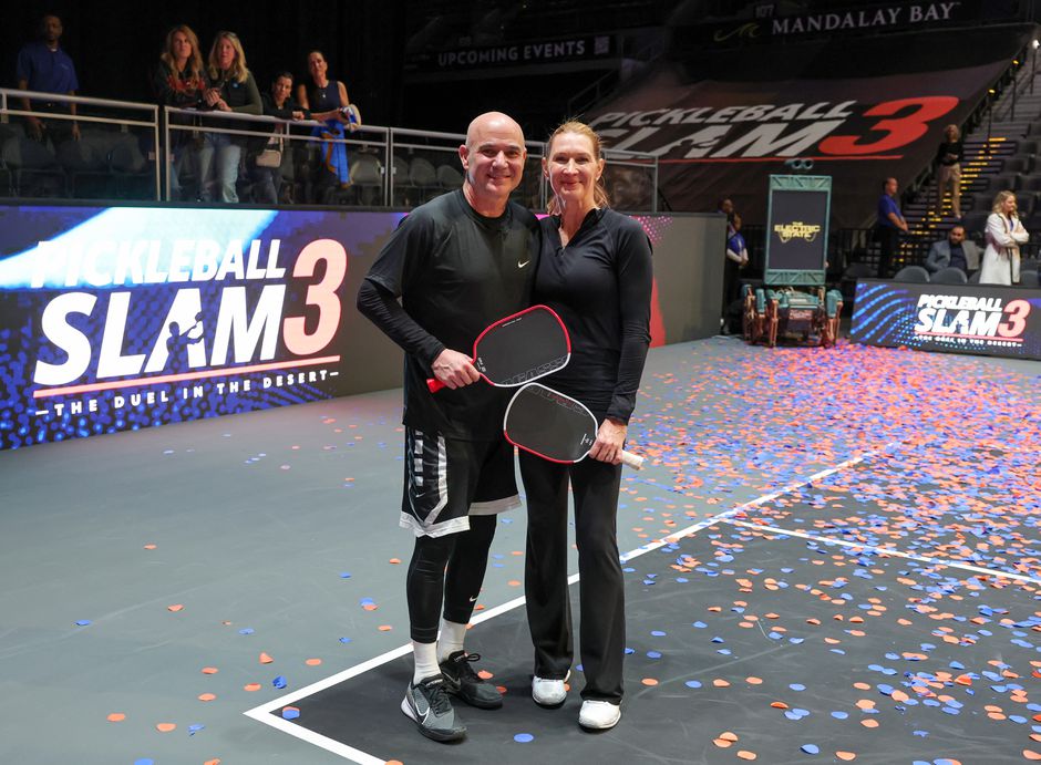 Tennislegendes Andre Agassi en Steffi Graf hebben één duidelijke regel in huwelijk: 'We blijven aan dezelfde kant'