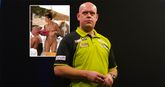 Michael van Gerwen en zijn vrouw Daphne. Getty Images, beeldbewerking Sportnieuws.nl