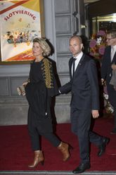 Erben en Renate Wennemars bij de viering van 200 jaar Koninkrijk der Nederlanden in september 2015 © Getty Images.