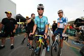 Fabio Jakobsen (r) naast Mark Cavendish. © Getty Images