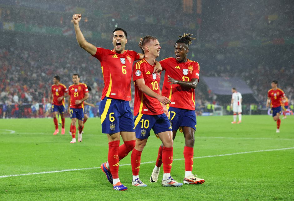 Spanje maakt einde aan EK-sprookje Georgië en mag zich opmaken voor kraker in kwartfinale