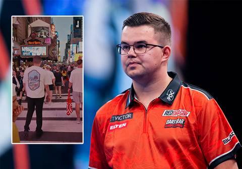 'Goede voortekenen' voor topdarter Gian van Veen na tijd in New York met vriendin: 'Werkt ontspannend'