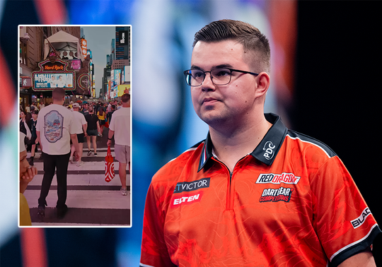 'Goede voortekenen' voor topdarter Gian van Veen na tijd in New York met vriendin: 'Werkt ontspannend'