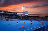 Het olympische hockeyveld in Parijs. ©Getty Images