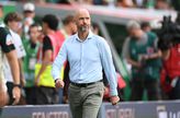 Erik ten Hag na het duel tussen Werder Bremen en Bayer Leverkusen © GettyImages.