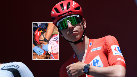 Ploeggenoot Tadej Pogacar onthult nieuw detail over zware valpartij in Vuelta: 'Het gebeurde zo snel'