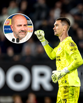 Peter Bosz en Matej Kovar. ©Getty Images, beeldbewerking Sportnieuws.nl.