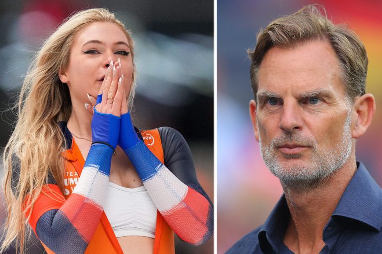 Jutta Leerdam kan knipoog oud-voetballer Ronald de Boer wel waarderen en reageert enthousiast