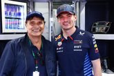 Max Verstappen met schoonvader Nelson Piquet tijdens de vorige GP van Brazilië. © Getty Images