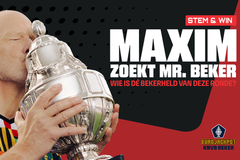 Stem op jouw 'Mr. Beker' en win een uniek voetbalshirt