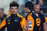Lando Norris en Oscar Piastri na de sprintrace in Qatar. © Getty Images