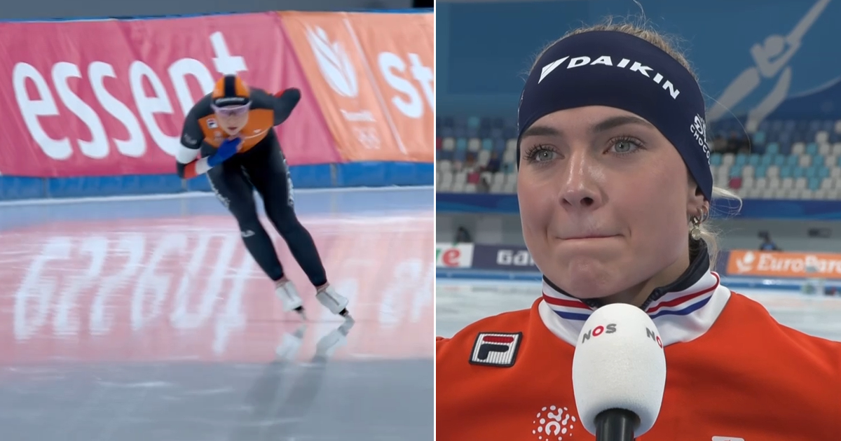 Topschaatsster Joy Beune raakt in paniek tijdens World Cup: 'Ik schrok me dood'