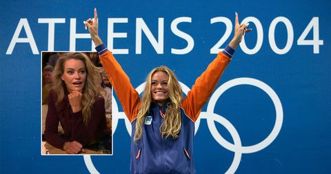 Olympische legende Inge de Bruijn blijkt nog altijd bloedfanatiek: 'Dan heb jij het verkeerd voorgezegd!'