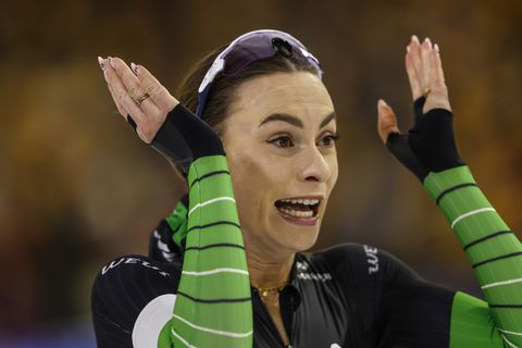Flink schrikken voor Femke Kok vlak voor uniek moment op OKT schaatsen: 'Gelijk in de kussens'