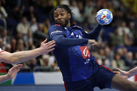 Benoît Kounkoud op het EK handbal