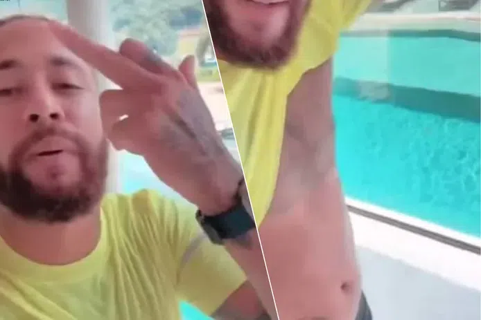 Neymar reageert met middelvinger op grappen over zijn gewicht: 'Overgewicht oké, maar dik?'