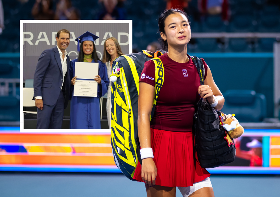 Filipijnse tennissensatie schrijft historie en gaat viraal door foto met 'meester' Rafael Nadal