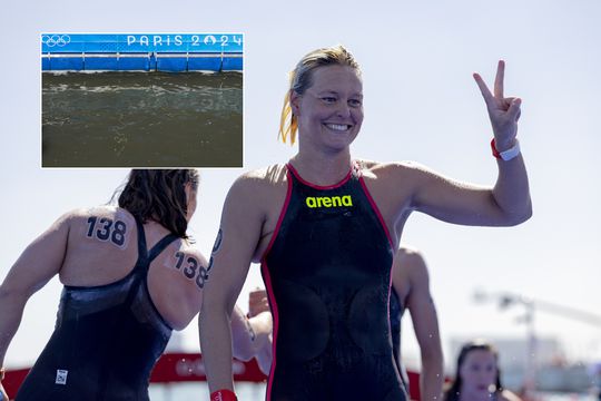 'Zo komen we straks het water uit': Sharon van Rouwendaal grapt over vieze Seine op Olympische Spelen