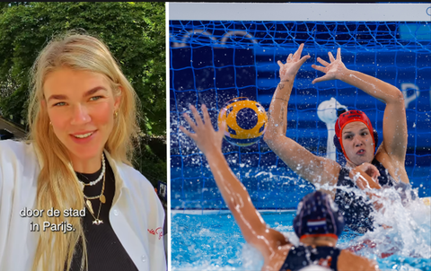 Tess Lieder-Wester begaat blunder bij waterpolosters in Parijs, maar krijgt herkansing: 'Stond ik daar'