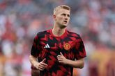 Matthijs de Ligt was het smetje op een verder uitstekende oefenwedstrijd van Manchester United. ©Getty Images