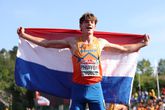 Jonas Phijffers bestormt de Nederlandse atletiektop en is al heel snel. ©Getty Images