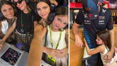 Dochter Penelope komt Max Verstappen knuffelen. © Instagram van Kelly Piquet, beeldbewerking door Sportnieuws.nl