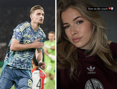 Vriendin Ajax-speler Kenneth Taylor deelt bijzonder nieuws meteen nadat vriend belangrijk is tijdens Klassieker