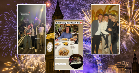 Zo vieren sportsterren oud & nieuw: prachtige gezinsfoto Estavana Polman, Gian van Veen bezoekt hartje Londen