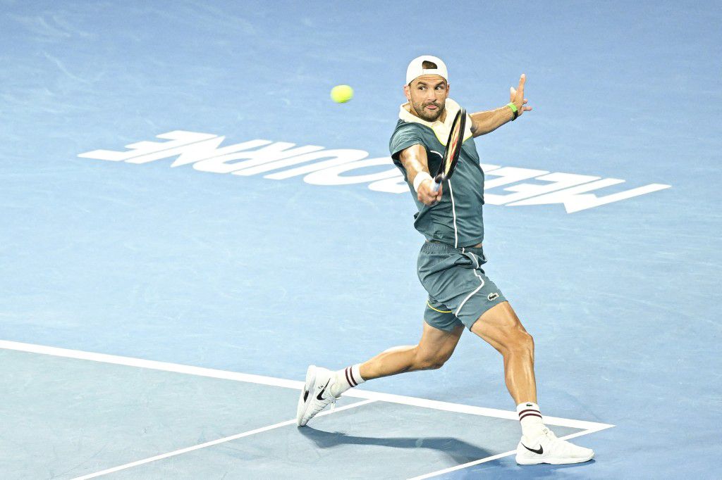 Григор Димитров с лека тренировка в третия кръг на Australian Open