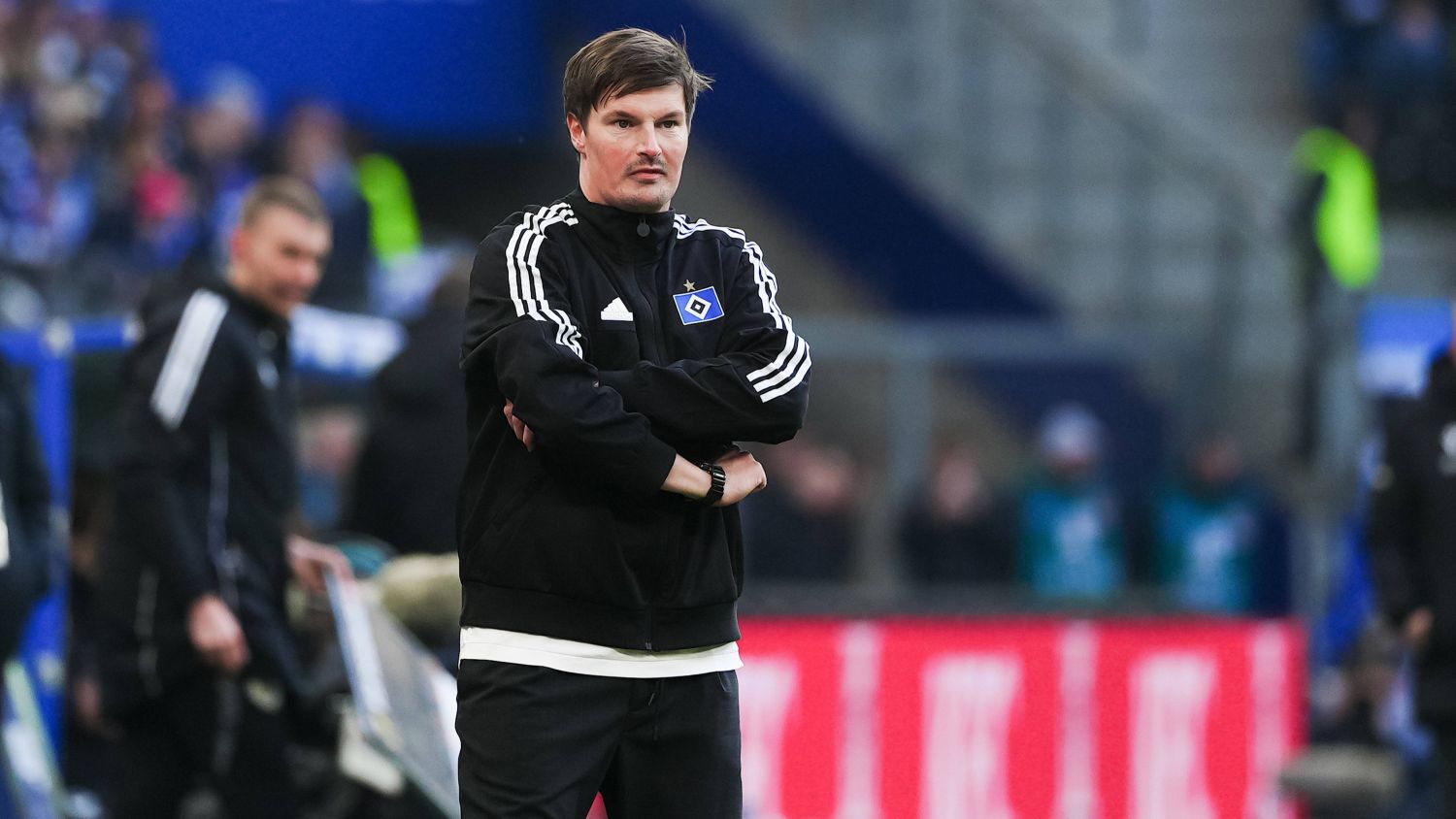 Треньорът на Хамбургер Мерлин Полцин.