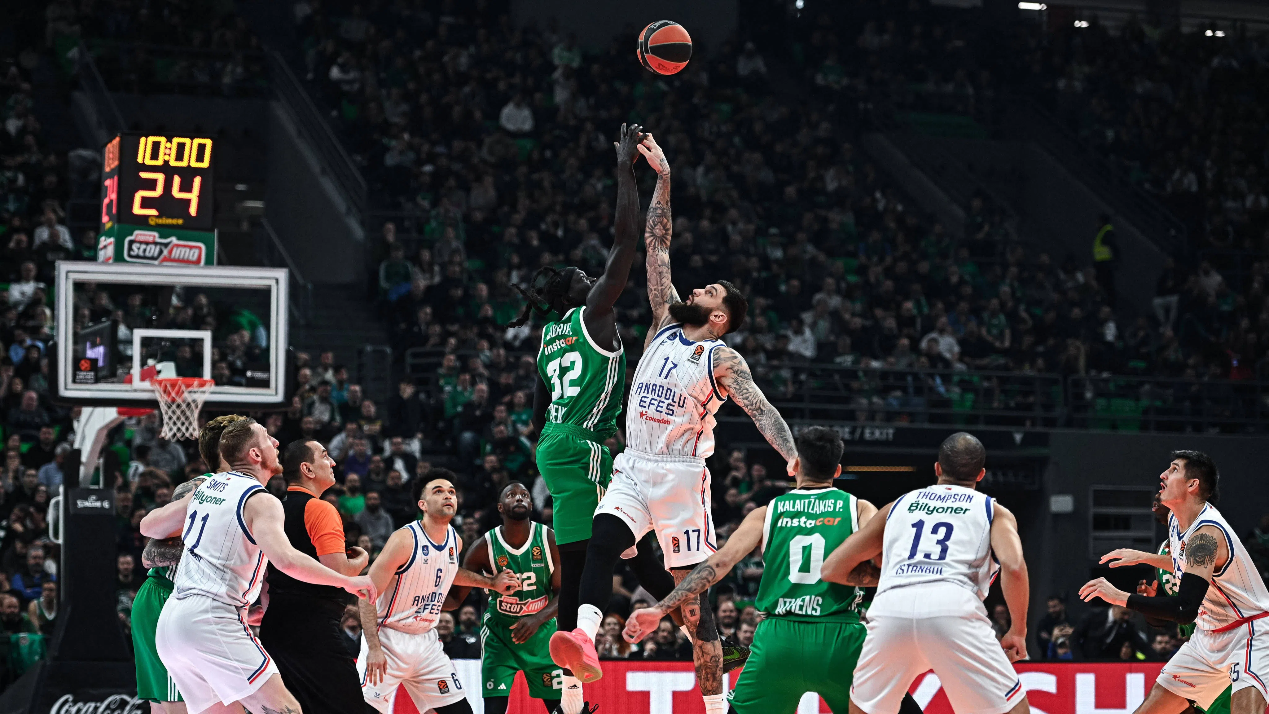 🏀 ЕВРОЛИГА: Панатинайкос ще имат проблеми в първия мач с Анадолу Ефес