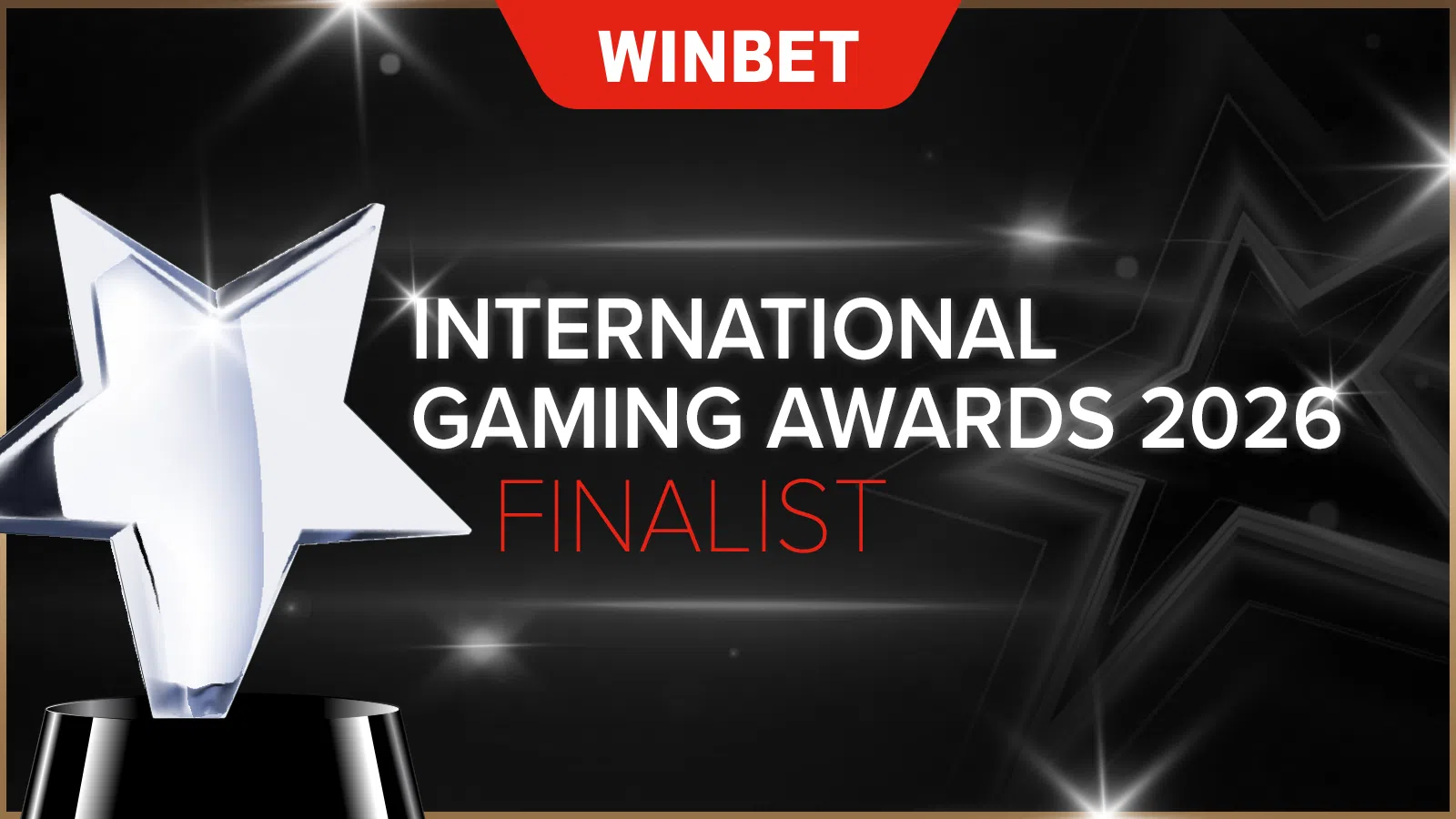 💥BREAKING NEWS: WINBET с три номинации на International Gaming Awards 2026