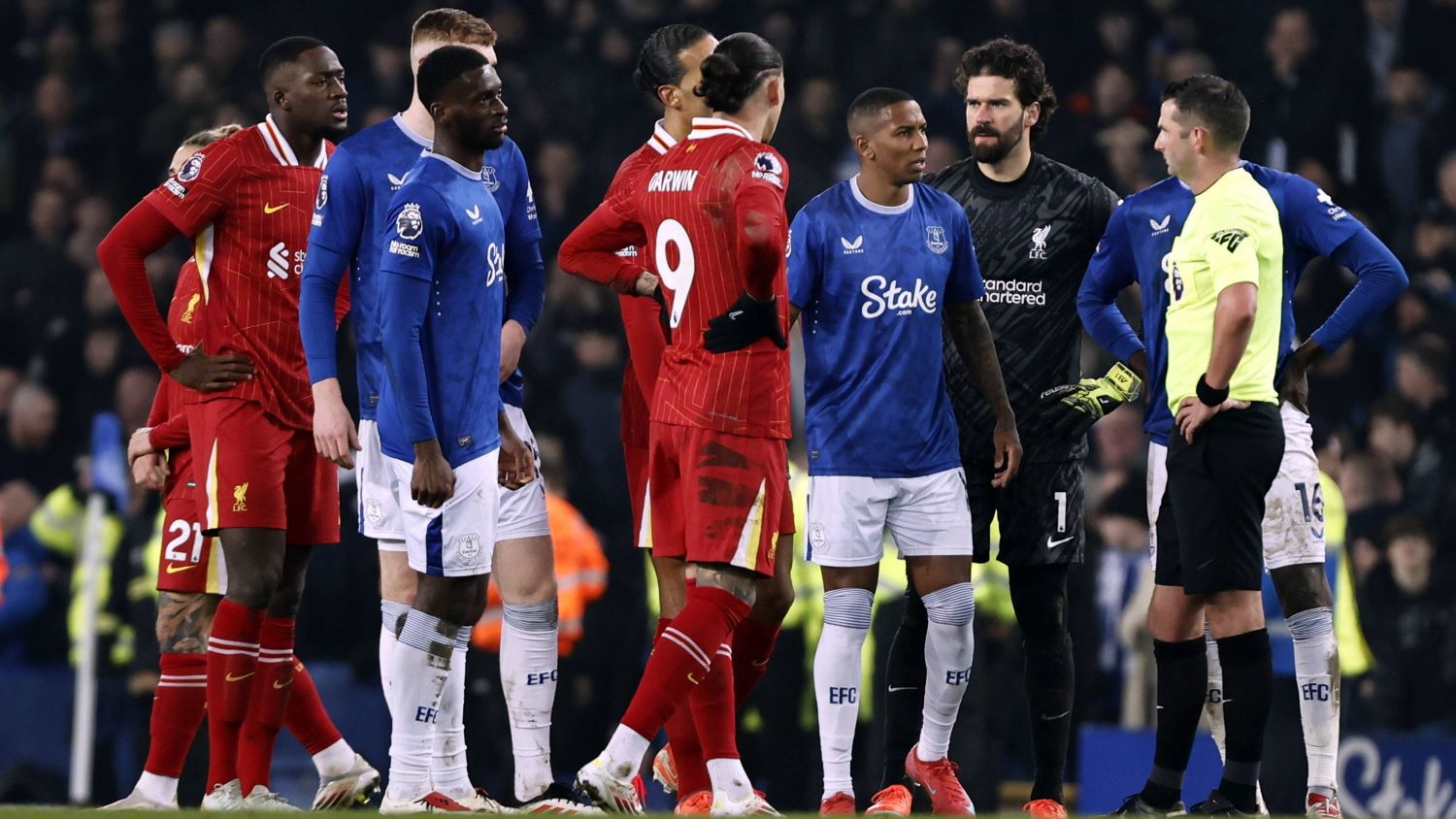 Страстите в дербито на Мърсисайд често са нагорещени.