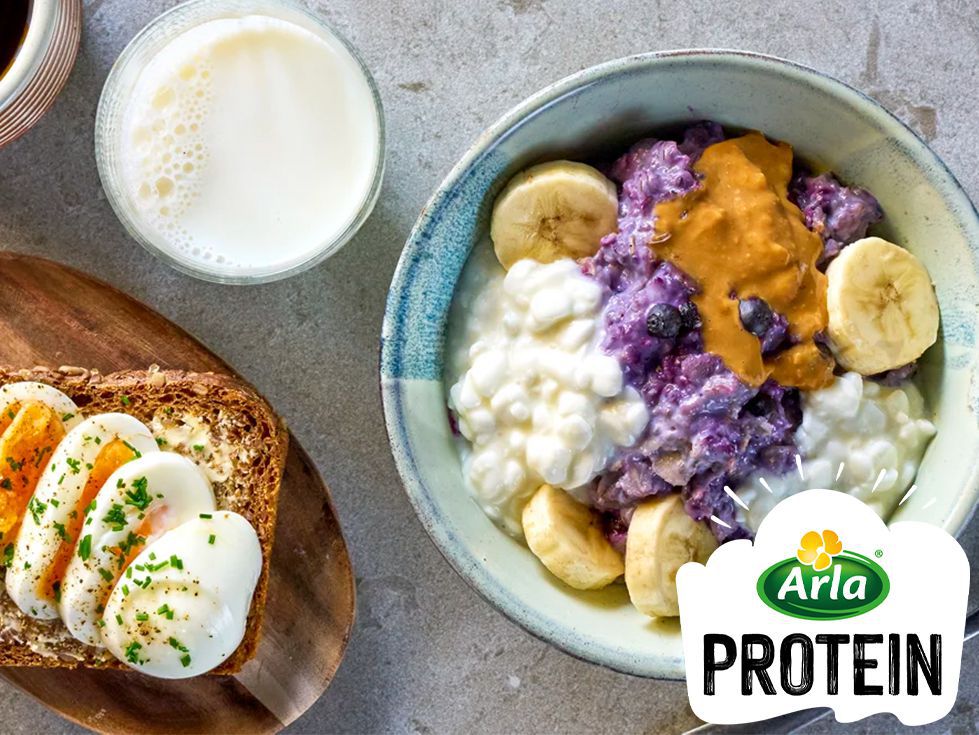 Рецепта за високопротеинова закуска с Arla® Protein