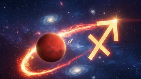 На 4 ноември Марс преминава в Стрелец където ще пребивава