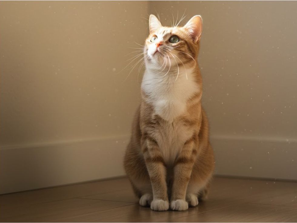 Защо котката гледа към празното пространство: 5 причини, които не можете да видите