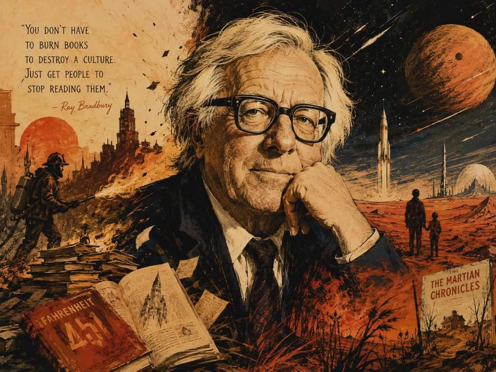 Рей Бредбъри и любовното писмо до едно детство: 14 години от смъртта на великия мечтател
