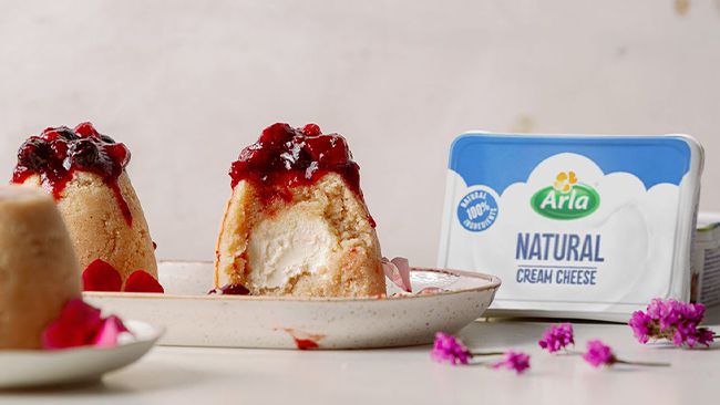 Десерт с халва и крем сирене Arla - Рецепти - woman.bg