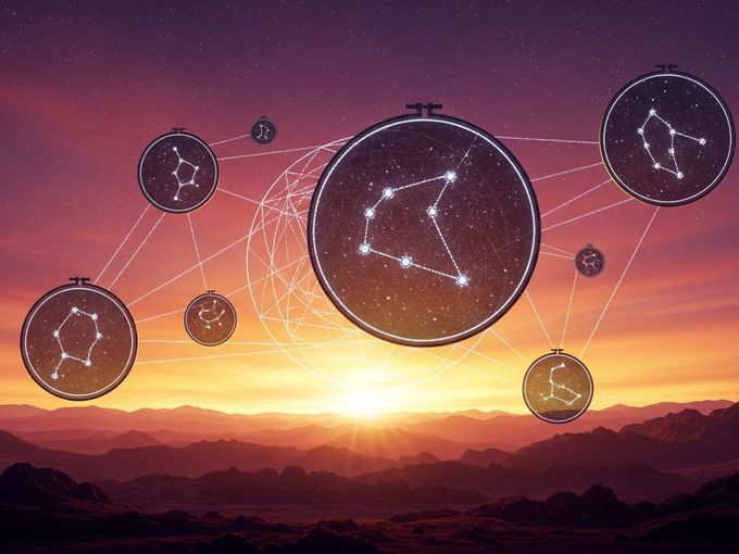 Астрологичният код на бродерията: как да работите в синхрон с космическите цикли