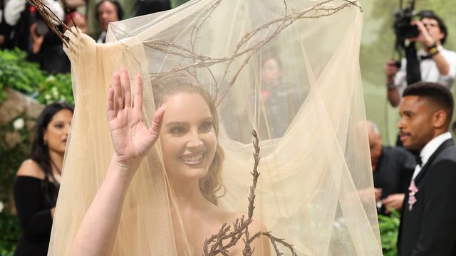 Лана Дел Рей в Alexander McQueen; Снимка: Getty Images