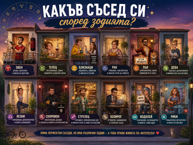 Какъв съсед си според зодията: Някои са истински дар, други – кошмар