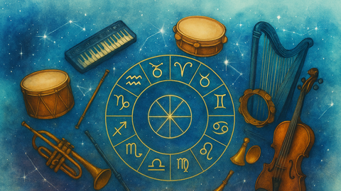 Всеки знак е инструмент Всеки месец – нова мелодия Музиката е