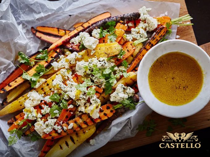 Гриловани моркови с Castello® Danablu