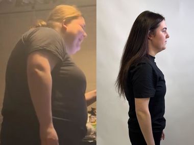 Невероятна трансформация: Жена свали 63 кг за 6 месеца с едно и също ястие всеки ден (Снимки и Видео)