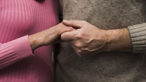 Елинор Гитънс на 107 години и Лайл Гитънс на 108