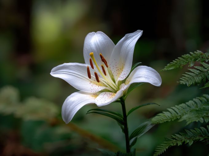 Лилията - царствено цвете, символ на чистота, величие и древна магия