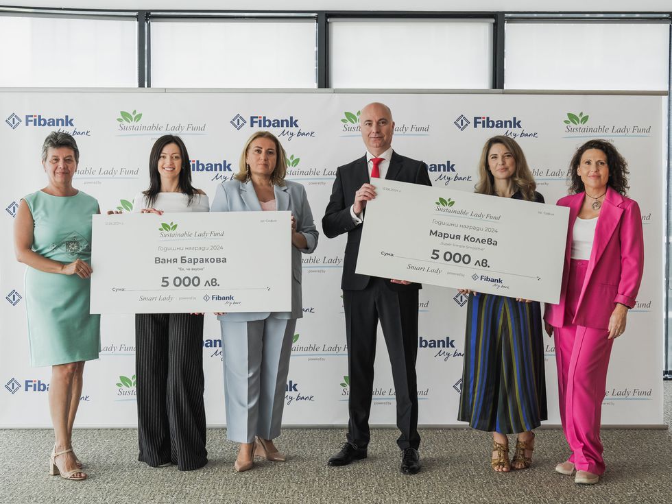 От био райска ябълка до смути от бъдещето - Sustainable Lady Fund на Fibank награди  устойчиви проекти от „Арена на дамския бизнес”