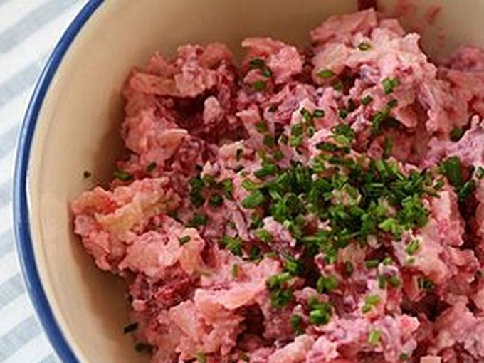 Руска салата с цвекло